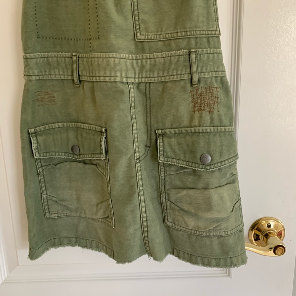 Free People MILITARY UTILITY DRESS PLATOON WASH - Picture 4 of 8